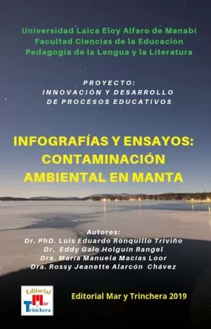 Carátula de Infografías y Ensayos: Contaminación Ambiental en Manta