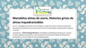 Carátula de Manabitas almas de acero