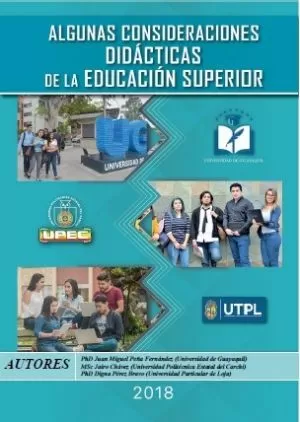 Carátula de Algunas consideraciones didácticas de la educación superior