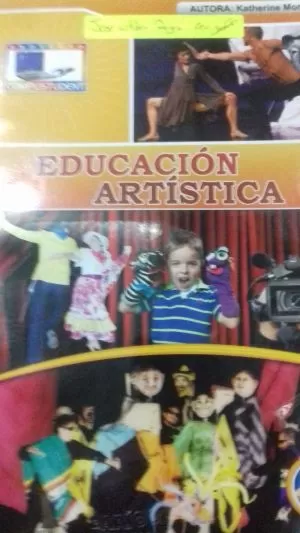 Carátula de Educación Artística Segundo Año Bachillerato General Unificado