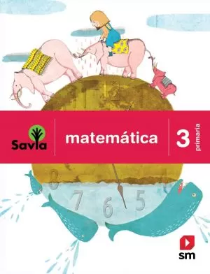 Carátula de Matemática 3. primaria