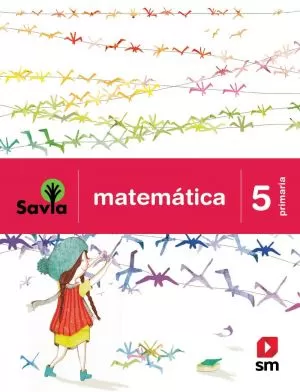 Carátula de Matemática 5. primaria