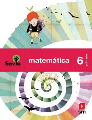 Carátula de Matemática 6. primaria