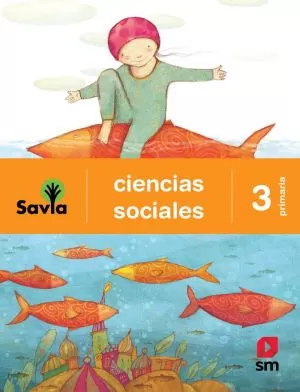 Carátula de Ciencias sociales 3. primaria