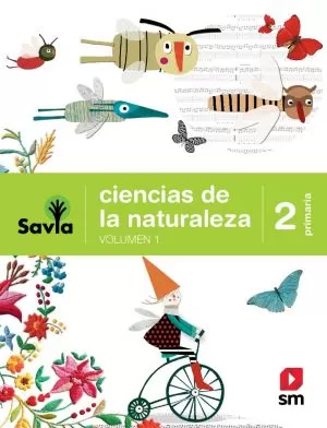 Carátula de Ciencias de la naturaleza 2. volumen 1. primaria