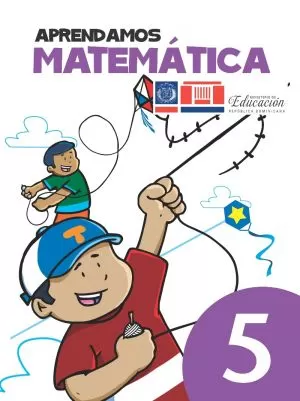 Carátula de Aprendamos Matemática 5to. Cuaderno