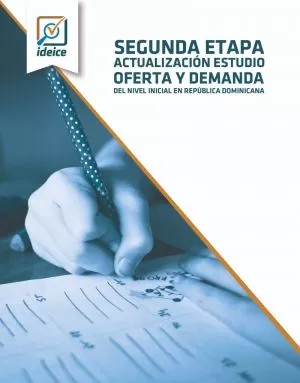 Carátula de Segunda etapa actualización estudio oferta y demanda del nivel inicial en República Dominicana
