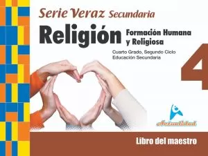 Carátula de Religión Formación Humana y Religiosa 4