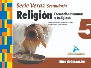 Carátula de Religión Formación Humana y Religiosa 5