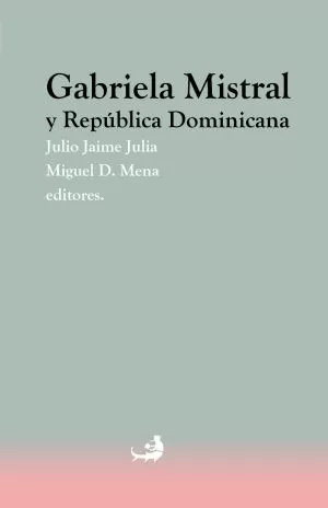 Carátula de Gabriela Mistral y República Dominicana