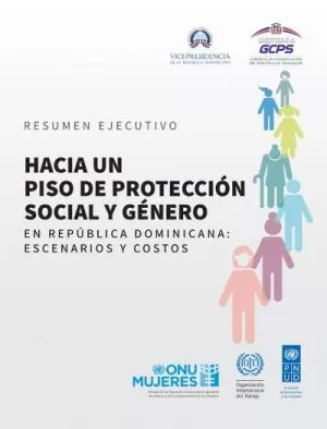 Carátula de Hacia un Piso de protección social y género en República Dominicana
