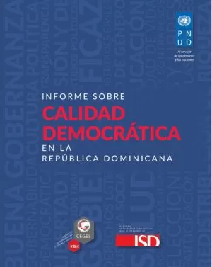 Carátula de Informe sobre Calidad Democrátiva en la República Dominicana
