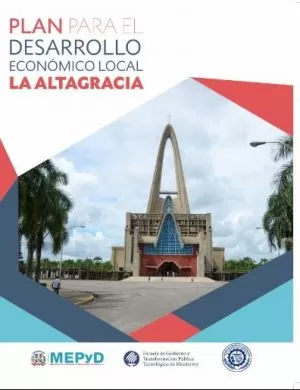 Carátula de Plan de desarrollo económico local La Altagracia