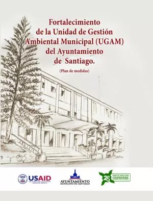 Carátula de Fortalecimiento Institucional para la Resiliencia Climática de la Unidad de Gestión Ambiental del Ayuntamiento de Santiago
