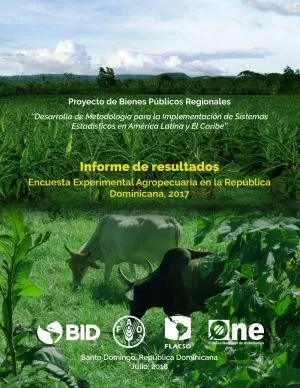 Carátula de Encuesta Experimental Agropecuaria en la República Dominicana, 2017