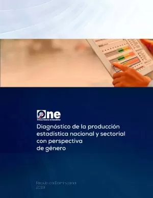 Carátula de Diagnóstico de la producción estadística nacional y sectorial con perspectiva de género.