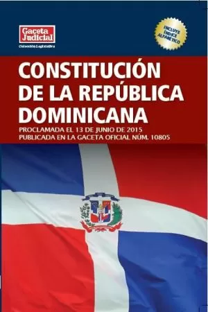 Carátula de Constitución de la República Dominicana
