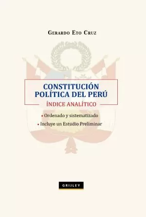 Carátula de Constitución Política del Perú