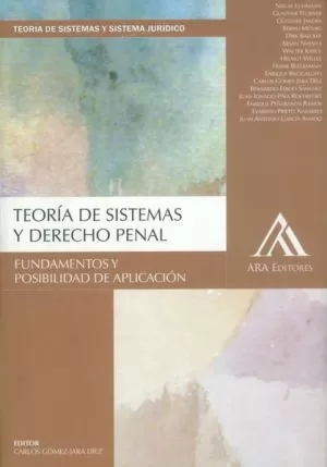 Carátula de Teoría De Sistemas Y Derecho Penal