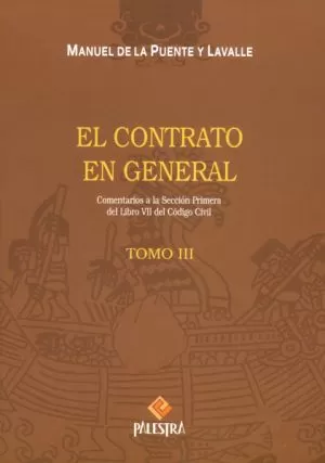 Carátula de El contrato en general