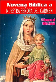 Carátula de Novena Bíblica a nuestra Señora del Carmen