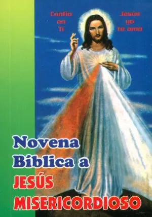Carátula de Novena bíblica a Jesús Misericordioso