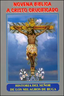Carátula de Novena bíblica a Cristo Crucificado