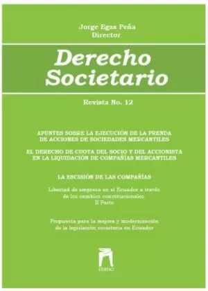 Carátula de Derecho Societario 12