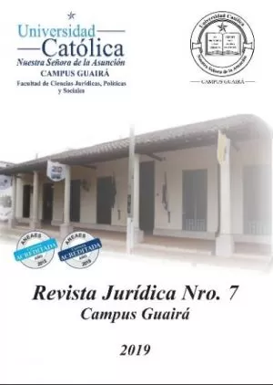 Carátula de Revista jurídica Nro. 7 - 2019