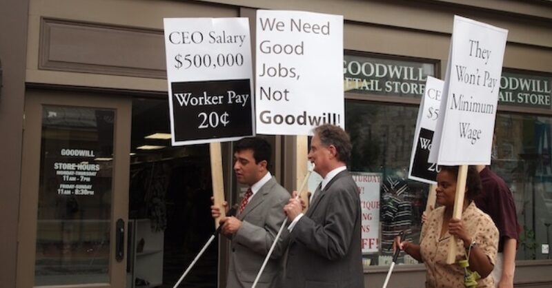 Blind Activists Boycott Goodwill Over Subminimum Pay - In These Times