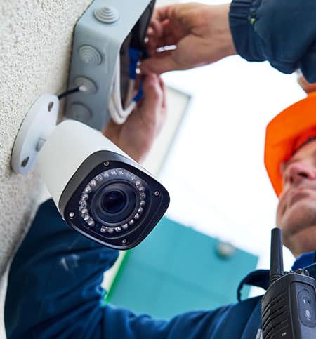 security camera installation