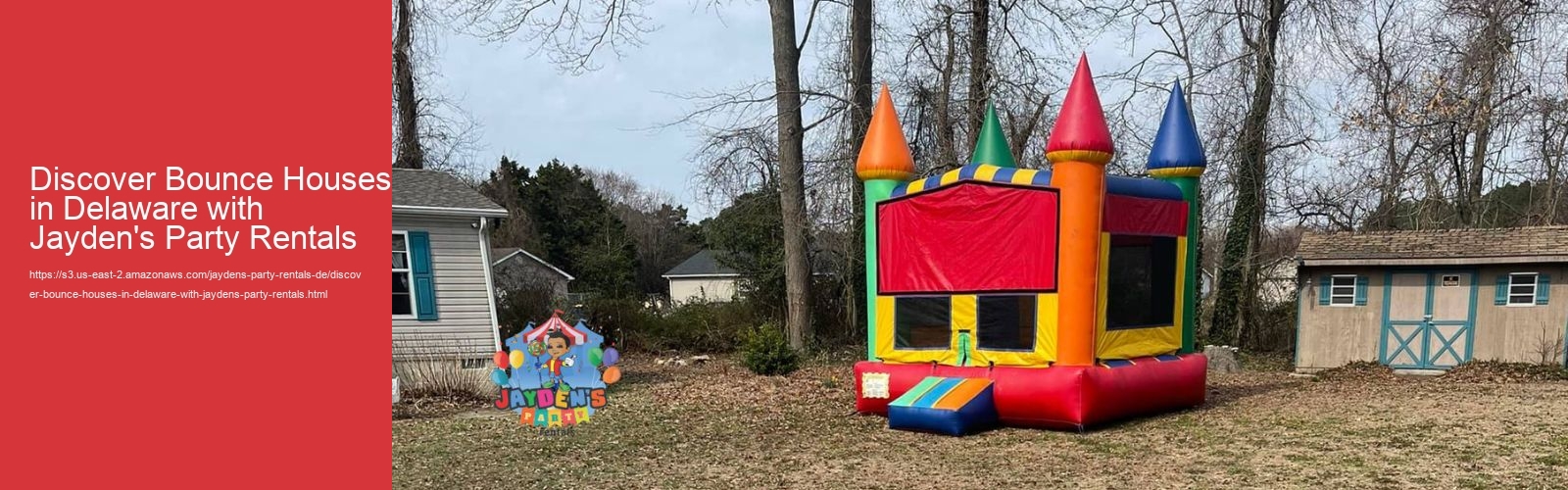 Discover Bounce Houses in Delaware with Jayden's Party Rentals