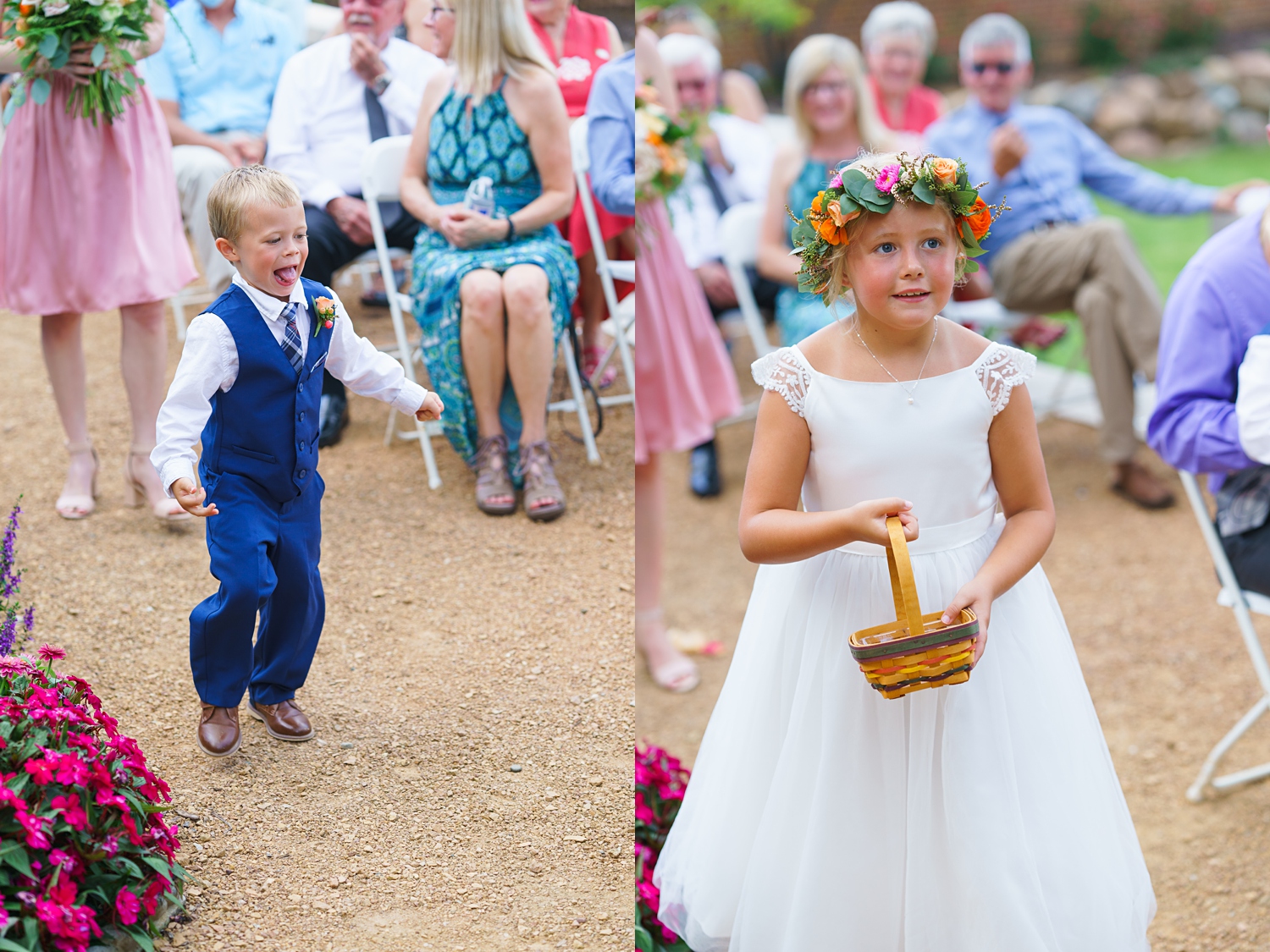 flower girl and ring bearer