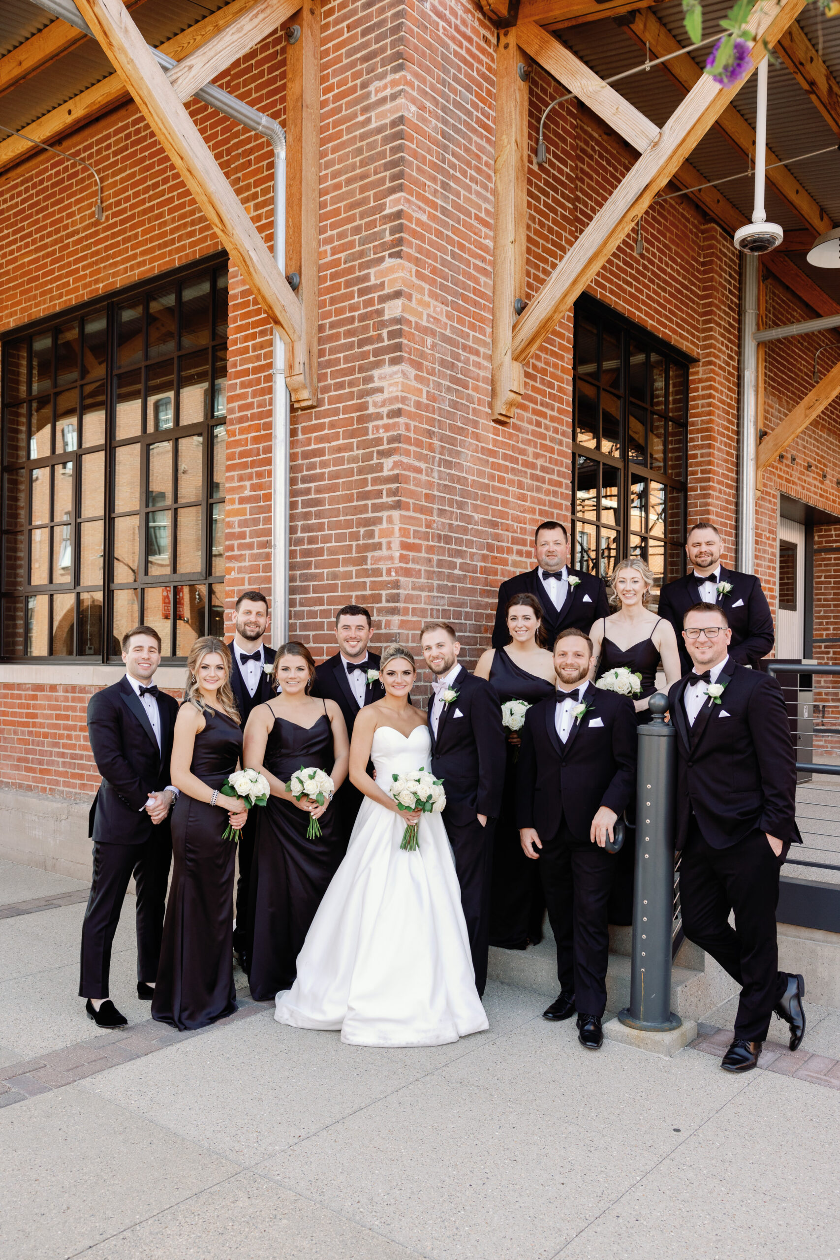 Millwork district wedding in Dubuque Iowa