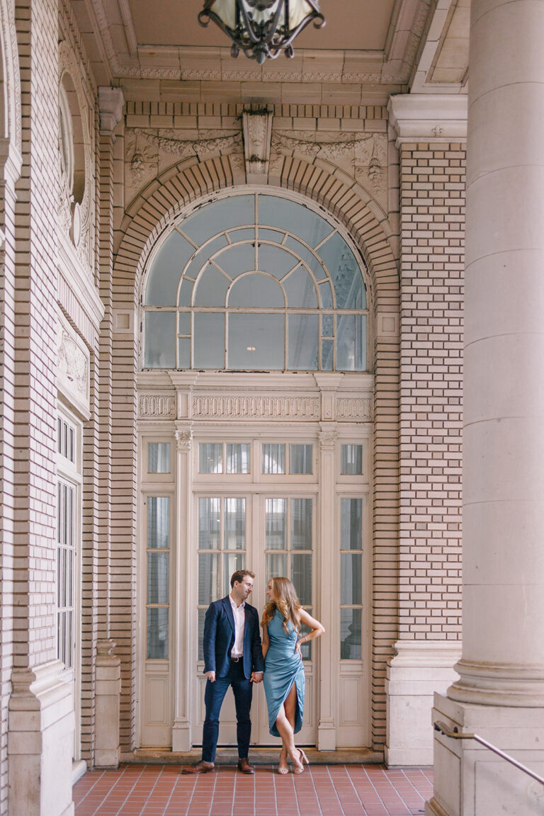 Georgia Terrace Hotel Engagement photos in Atlanta
