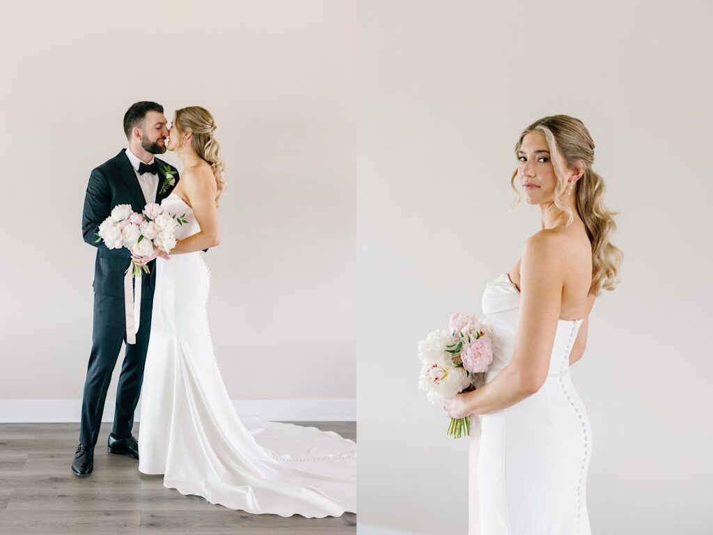 Toast wedding photos in Des Moines