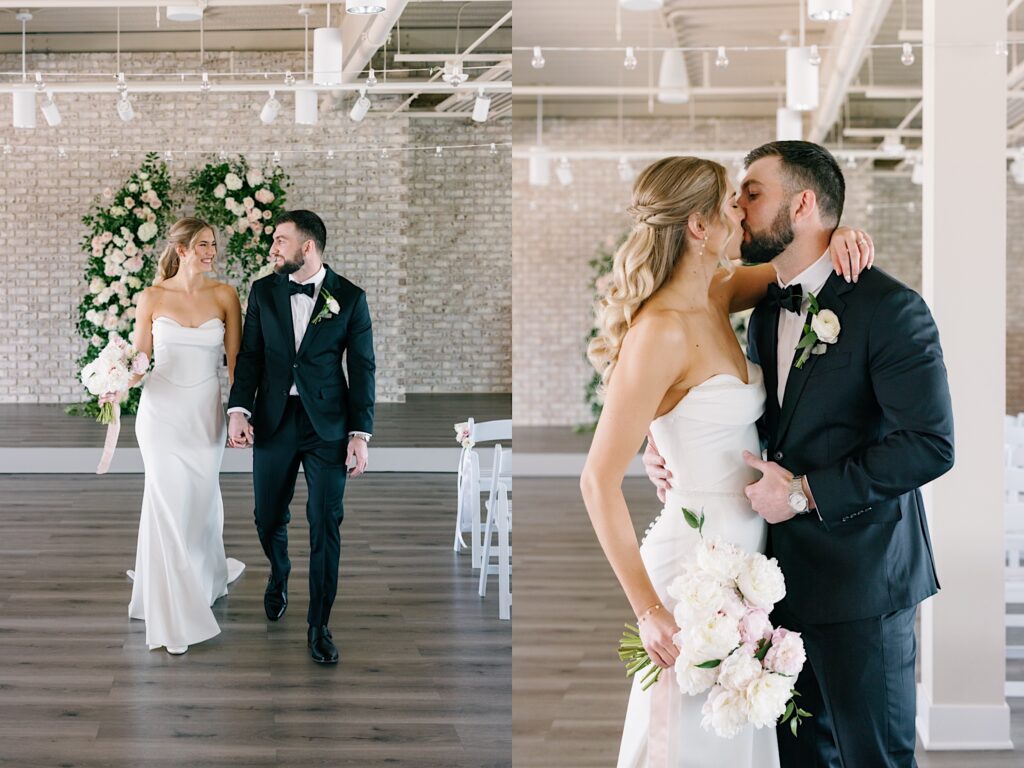 Toast wedding photos in Des Moines