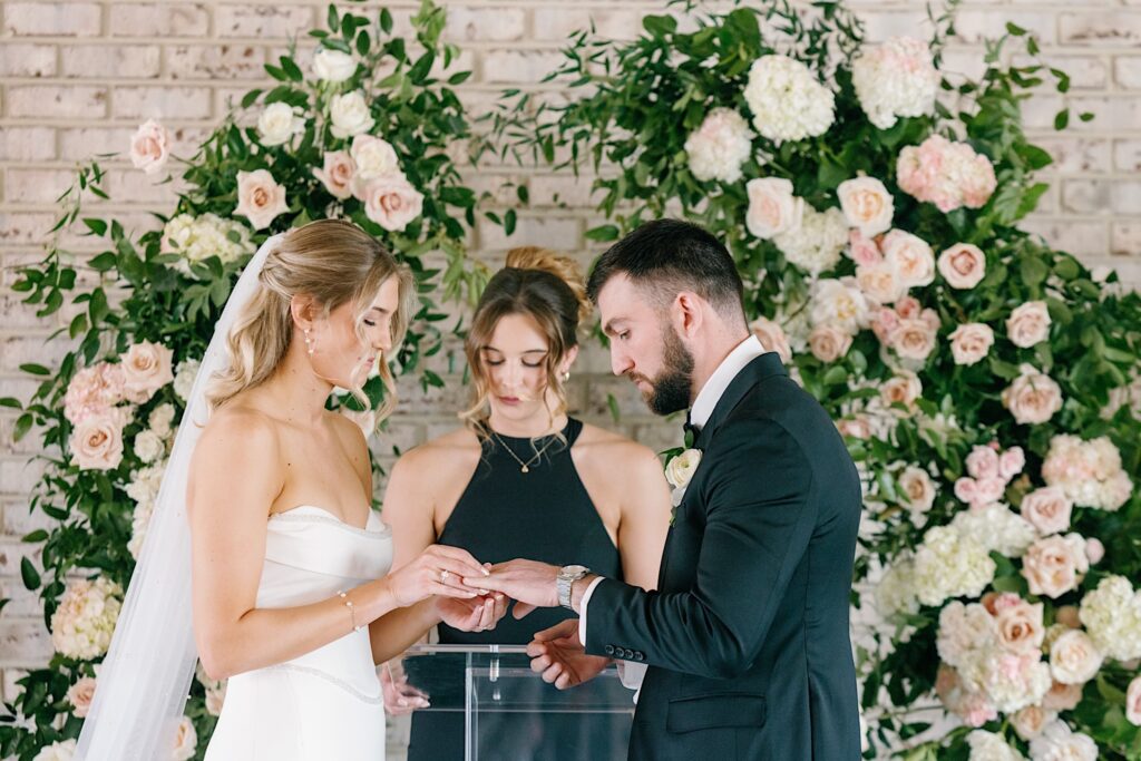 Toast wedding ceremony in Ankeny