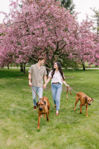 flowering tree spring family photos Des Moines