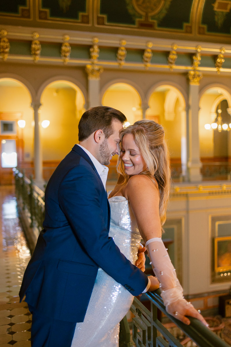 Des Moines capitol engagement photos