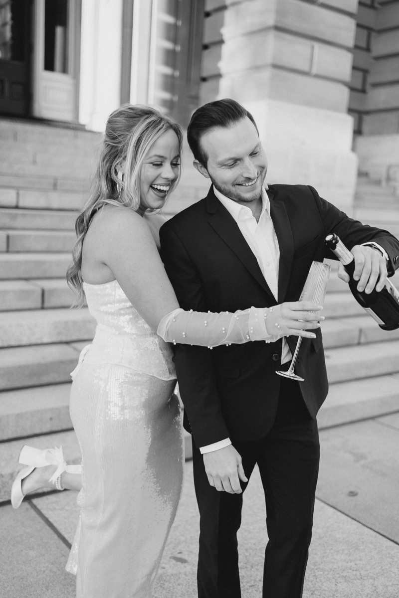 Editorial wedding photos in Des Moines