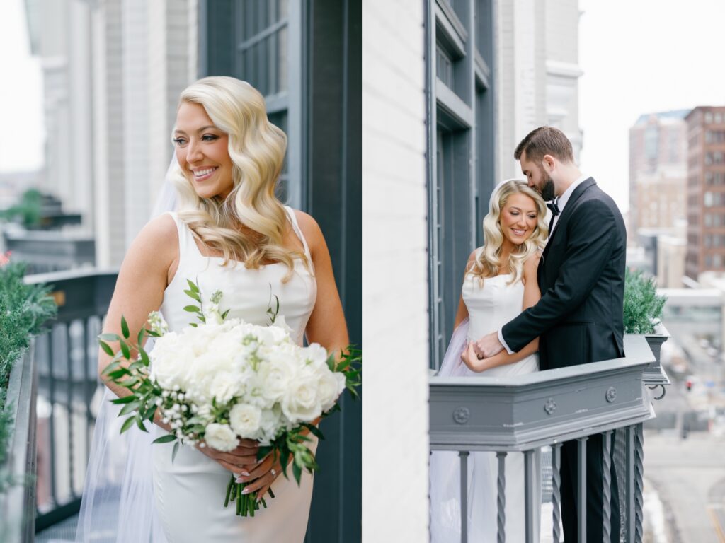 Des Moines tea room wedding photographer