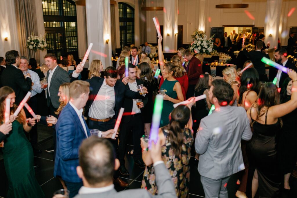 fun wedding reception dance photos