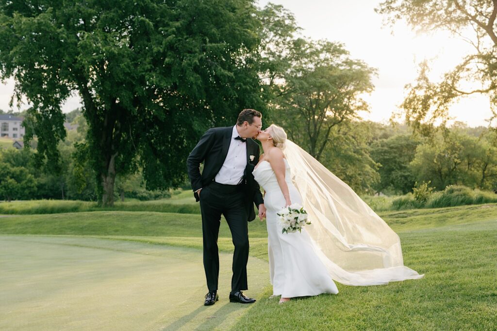 sunset wedding photos