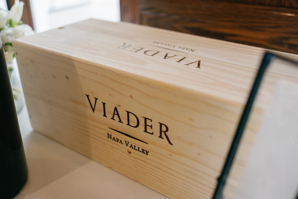 wedding wine bottle box