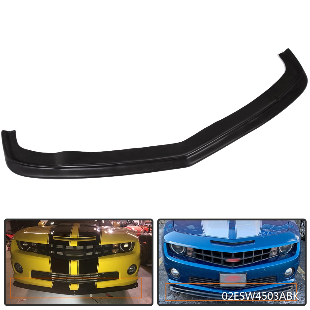 FOR 2010-2013 CHEVY CAMARO ZL1 STYLE FRONT BUMPER CHIN LIP SPOILER WING BODY KIT