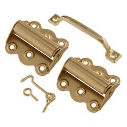 The Hillman Group 853000 2 x 1-3//8 Solid Brass Ball Tipped Hinge Bright Brass Finish 1-Pack