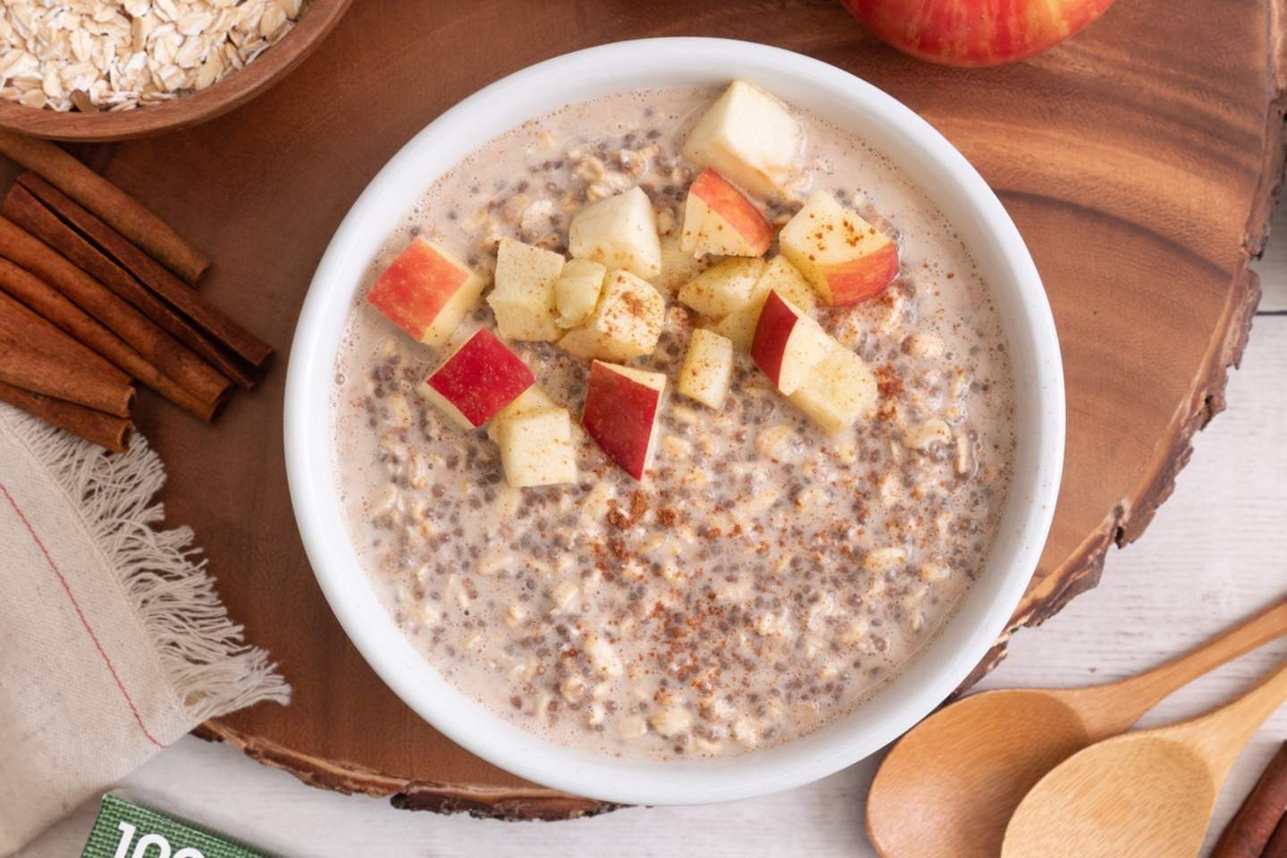 Apple Pie Overnight Oats