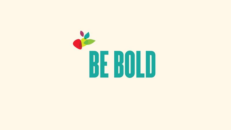 Be Bold with company logo