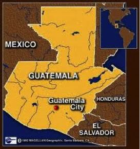 Map of Guatemala
